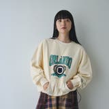 ロゴプリントカンガルーポケット裏毛スウェット | coen【women】 | 詳細画像3 