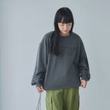 アソートロゴ刺繍裏毛クルーネックスウェット | coen【women】 | 詳細画像11 