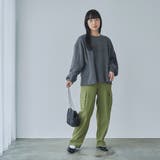 アソートロゴ刺繍裏毛クルーネックスウェット | coen【women】 | 詳細画像15 
