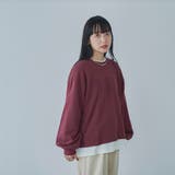 アソートロゴ刺繍裏毛クルーネックスウェット | coen【women】 | 詳細画像18 