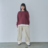 アソートロゴ刺繍裏毛クルーネックスウェット | coen【women】 | 詳細画像20 