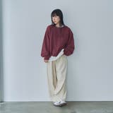 アソートロゴ刺繍裏毛クルーネックスウェット | coen【women】 | 詳細画像22 