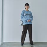 アソートロゴ刺繍裏毛クルーネックスウェット | coen【women】 | 詳細画像29 