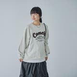 アソートロゴ刺繍裏毛クルーネックスウェット | coen【women】 | 詳細画像3 