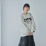 アソートロゴ刺繍裏毛クルーネックスウェット | coen【women】 | 詳細画像4 