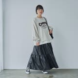アソートロゴ刺繍裏毛クルーネックスウェット | coen【women】 | 詳細画像7 