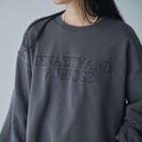 アソートロゴ刺繍裏毛クルーネックスウェット | coen【women】 | 詳細画像9 