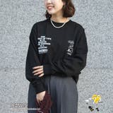 BLACK | PEANUTS(ピーナッツ)×coen 天竺ロングスリーブＴシャツ | coen【women】