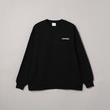 BLACK | ＜Parknik＞ロゴバックプリント裏毛スウェット | coen【women】