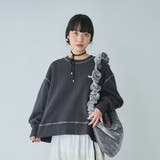 Penneys（ぺニーズ）別注モチモチ裏起毛クルーネックスウェット | coen【women】 | 詳細画像9 