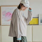 【WEB限定】USAコットンレトロボーダーTシャツ | coen【women】 | 詳細画像22
