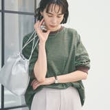【WEB限定】USAコットンレトロボーダーTシャツ | coen【women】 | 詳細画像30