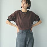 MD.BROWN | 【WEB限定】USAコットンレトロボーダーTシャツ | coen【women】