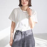 OFF WHITE | 【Feel Soft】接結 半袖Tシャツ | coen【women】
