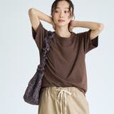 MD.BROWN | 【Feel Soft】接結 半袖Tシャツ | coen【women】