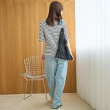 メロークルー 半袖リブTシャツ | coen【women】 | 詳細画像13 