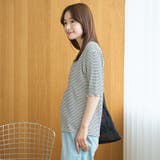 メロークルー 半袖リブTシャツ | coen【women】 | 詳細画像15 