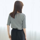 メロークルー 半袖リブTシャツ | coen【women】 | 詳細画像21 