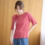 メロークルーネック リブ半袖ゆるTシャツ | coen【women】 | 詳細画像16 