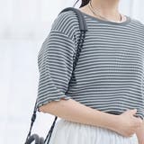 メロークルーネック リブ半袖ゆるTシャツ | coen【women】 | 詳細画像22 