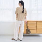 メローヘンリーネック リブ半袖ゆるTシャツ | coen【women】 | 詳細画像11 