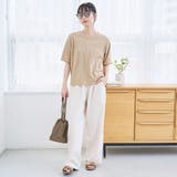 メローヘンリーネック リブ半袖ゆるTシャツ | coen【women】 | 詳細画像9 