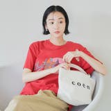 RED | CONVERSE スラブ天竺半袖Tシャツ | coen【women】