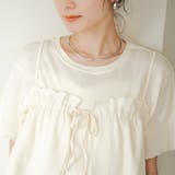 【セットアイテム】配色リブキャミソールセットTシャツ | coen【women】 | 詳細画像5