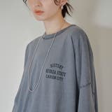 杢オーバーダイロゴヴィンテージライクTシャツ | coen【women】 | 詳細画像11