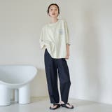 杢オーバーダイロゴヴィンテージライクTシャツ | coen【women】 | 詳細画像24