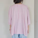 杢オーバーダイロゴヴィンテージライクTシャツ | coen【women】 | 詳細画像30