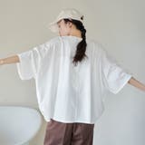 杢オーバーダイロゴヴィンテージライクTシャツ | coen【women】 | 詳細画像4