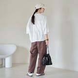 杢オーバーダイロゴヴィンテージライクTシャツ | coen【women】 | 詳細画像7