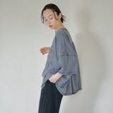 杢オーバーダイロゴヴィンテージライクTシャツ | coen【women】 | 詳細画像9