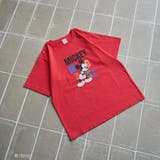 RED | 【MICKEY(ミッキー) / 別注】アソートカラフルロゴプリントユニTシャツ | coen【women】