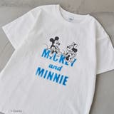 ミッキー&ミニー コンパクトプリントTシャツ | coen【women】 | 詳細画像3