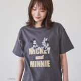 ミッキー&ミニー コンパクトプリントTシャツ | coen【women】 | 詳細画像6