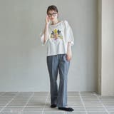 【MICKEY(ミッキー) / 別注】ミッキー&ミニー袖フレアTシャツ | coen【women】 | 詳細画像6