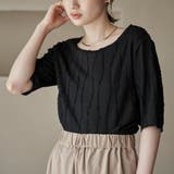 ナミナミジャガードメロー五分袖Tシャツ | coen【women】 | 詳細画像11