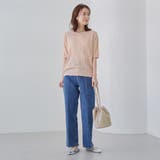 ナミナミジャガードメロー五分袖Tシャツ | coen【women】 | 詳細画像17