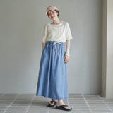 ナミナミジャガードメロー五分袖Tシャツ | coen【women】 | 詳細画像5