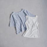 【セットアイテム】フェザーチュールプルオーバー&タンクトップセット | coen【women】 | 詳細画像4