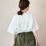 配色メローデザインTシャツ | coen【women】 | 詳細画像4