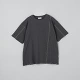 DK.GRAY | 配色メローデザインTシャツ | coen【women】