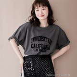 DK.GRAY | 【UCLA 別注】 カレッジプリントTシャツ | coen【women】