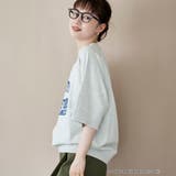 【UCLA 別注】 カレッジプリント裏毛ハーフスリーブプルオーバー | coen【women】 | 詳細画像3