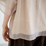 チビロゴ刺繍シアーオーバーTシャツ | coen【women】 | 詳細画像24 
