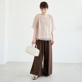 チビロゴ刺繍シアーオーバーTシャツ | coen【women】 | 詳細画像26 