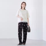 チビロゴ刺繍シアーオーバーTシャツ | coen【women】 | 詳細画像8 
