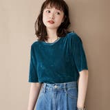 シアーベロアハーフスリーブTシャツ | coen【women】 | 詳細画像20